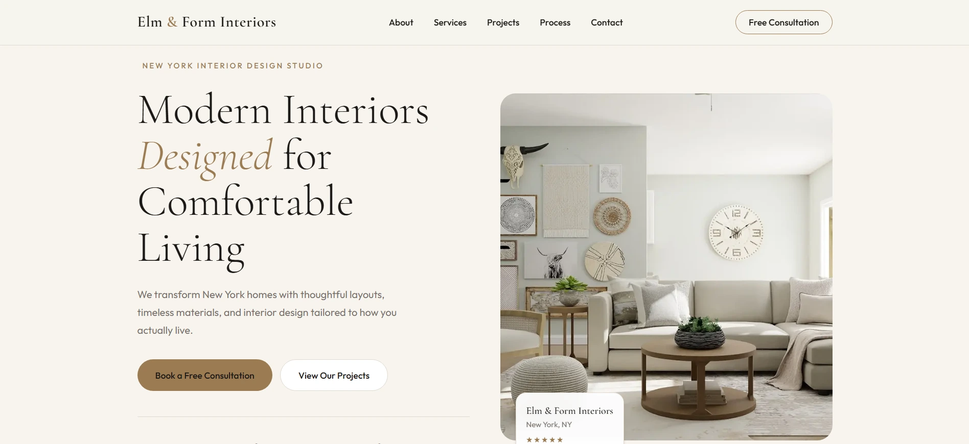 Elm and Form Interiors